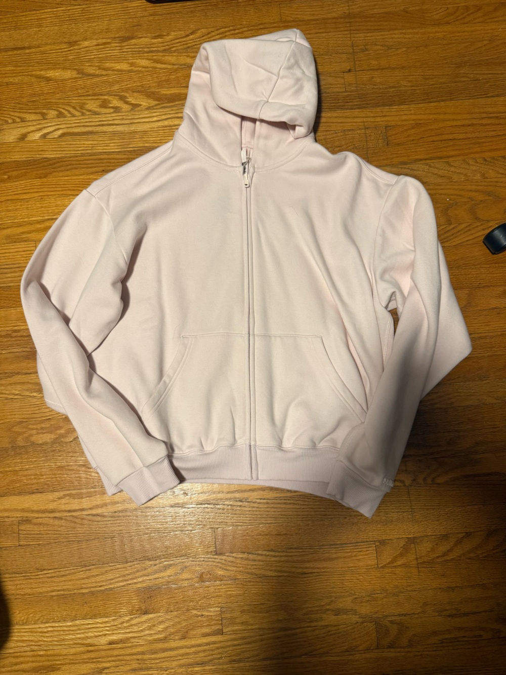 Skims cotton fleece zip up